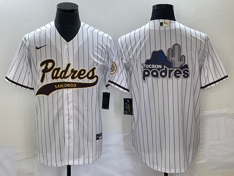 Men's San Diego Padres White Team Jersey Joint Edition